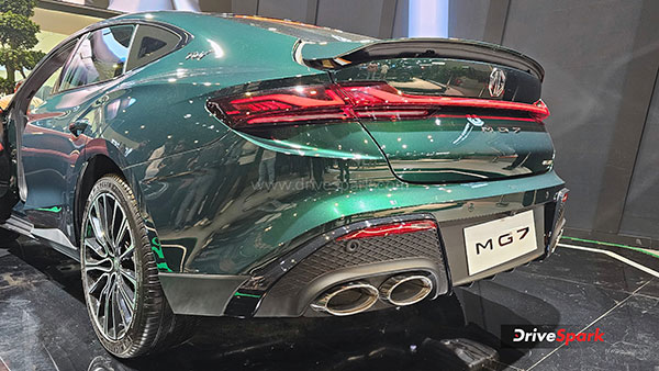 Auto Expo 2025 MG 7 Trophy Showcased