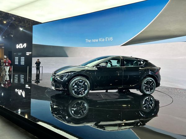 Auto Expo 2025 Kia EV6 Showcased