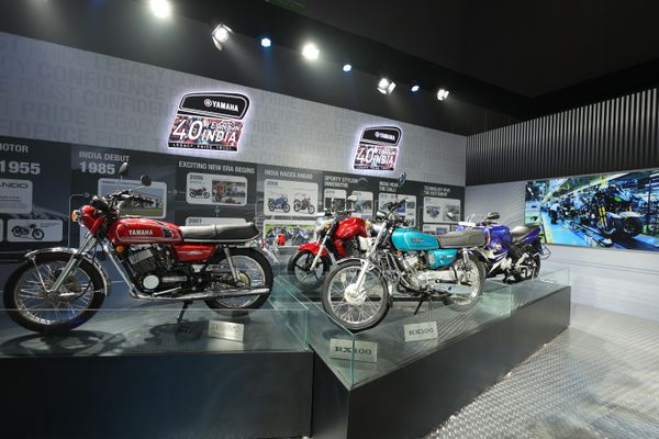 Auto Expo 2025 Yamaha Showcases Heritage and Future Concepts