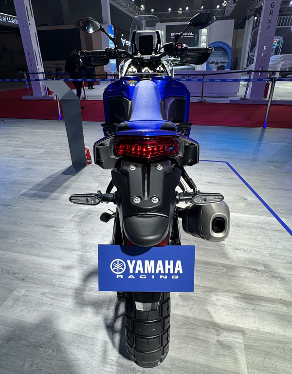 Auto Expo 2025 Yamaha Tenere 700 rear view