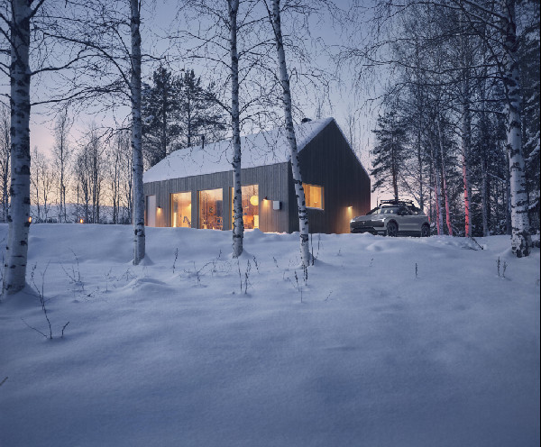 Secluded Winter Cabin Experience in Sweden