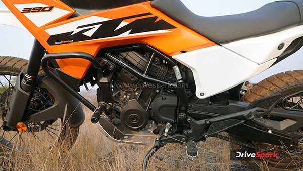 2025 KTM 390 Adventure Review engine