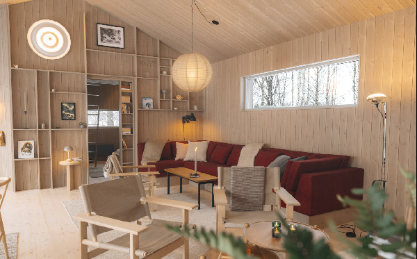 Secluded Winter Cabin Experience in Sweden