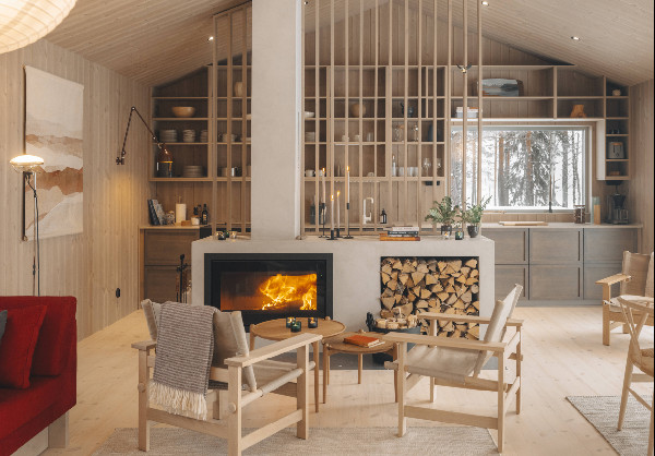 Secluded Winter Cabin Experience in Sweden