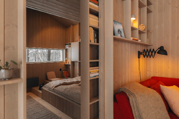 Secluded Winter Cabin Experience in Sweden