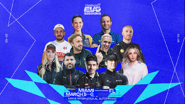 Celebrities Compete in Formula E Evo Sessions