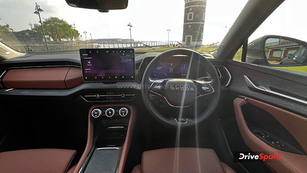 2025 Skoda Kodiaq Review dashboard