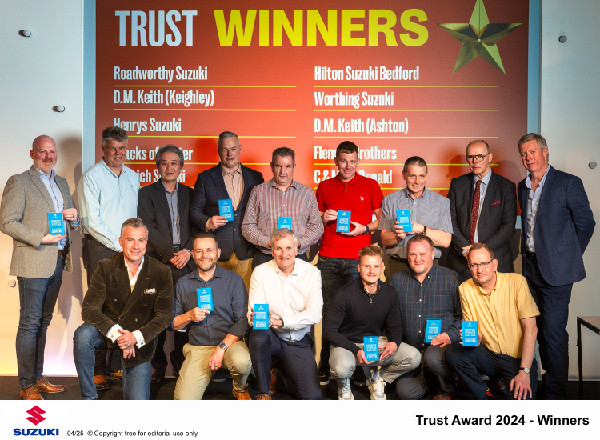 Suzuki Celebrates 2024 Dealer Trust Award Winners