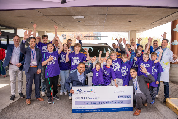 Hyundai Canada Supports CHEO with $250,000 Donation