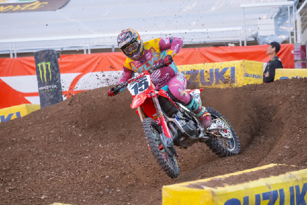Wilson Places Seventh in Supercross Finale