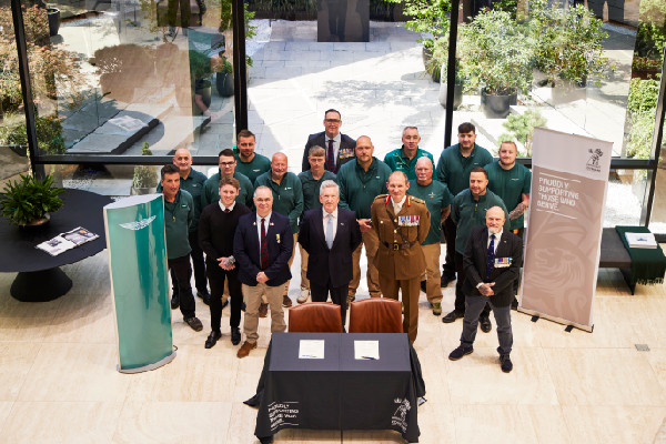 Aston Martin Signs Armed Forces Covenant