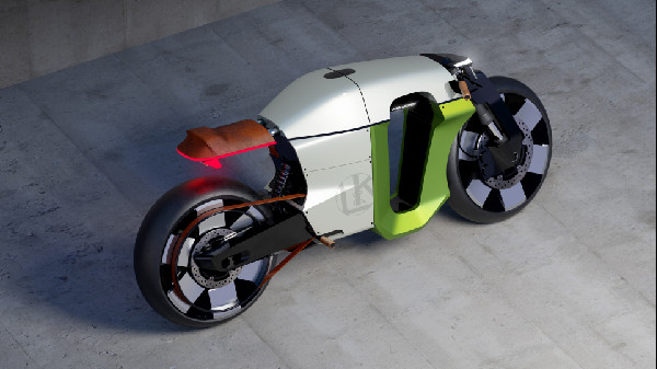 Škoda Unveils Futuristic Slavia B Motorcycle Concept
