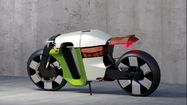 Škoda Unveils Futuristic Slavia B Motorcycle Concept