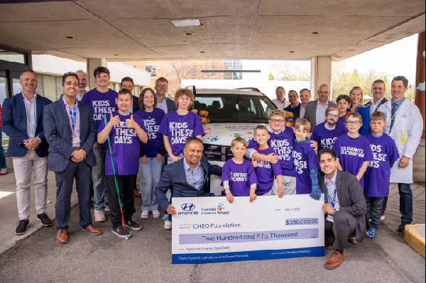 Hyundai Canada Supports CHEO with $250,000 Donation