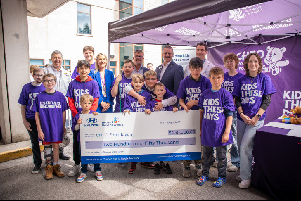 Hyundai Canada Supports CHEO with $250,000 Donation