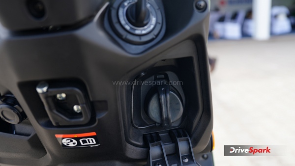 Suzuki e-Access Review charging port