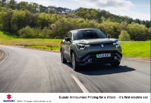 Pricing Announced for Suzuki e Vitara Electric Car