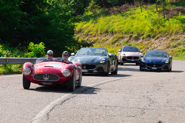 Maserati Celebrates at the 2025 1000 Miglia