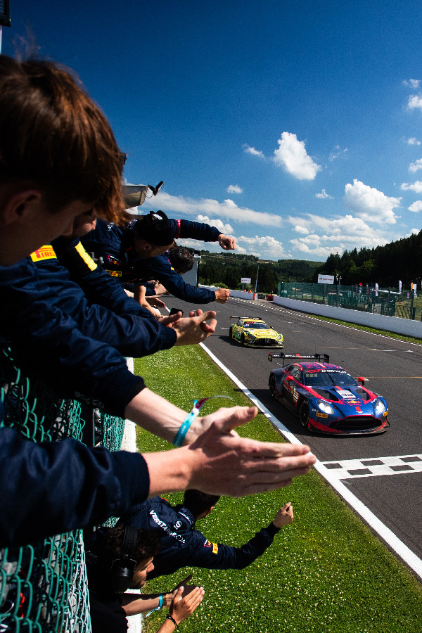 Aston Martin Vantage Wins at Spa