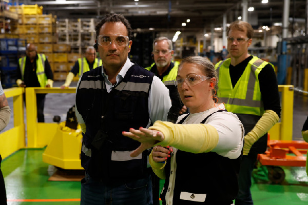 Filosa Visits Michigan Plants Before CEO Role