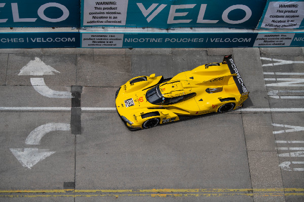 Porsche Podium Finish in Detroit Race