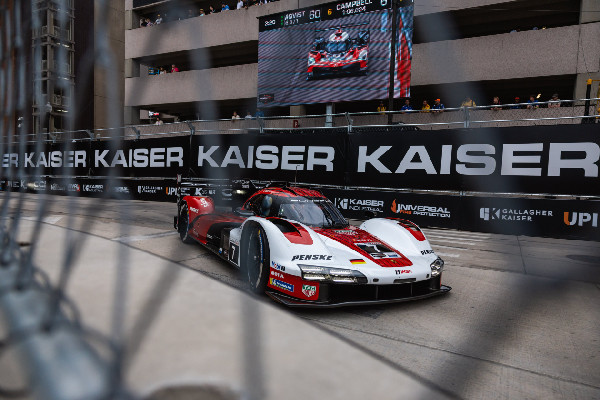 Porsche Podium Finish in Detroit Race