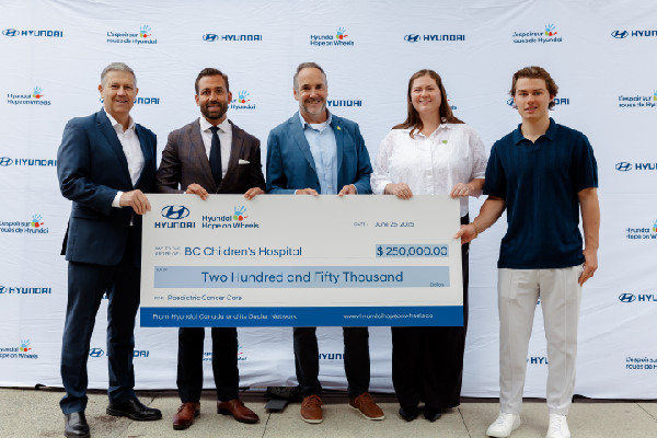 Hyundai Donates $250,000 to Children's Hospital