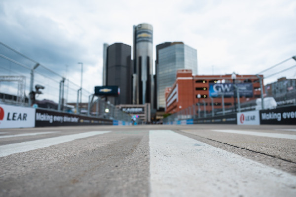 Porsche Podium Finish in Detroit Race
