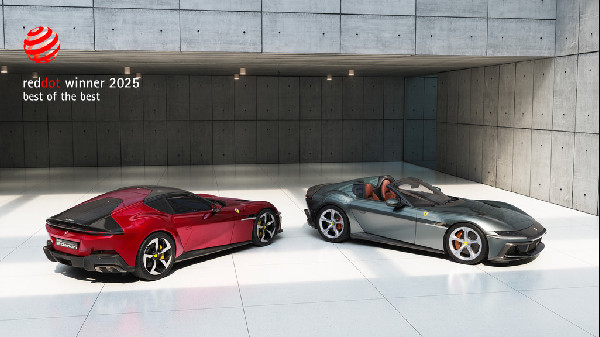 Ferrari Wins Three Red Dot Awards in 2025