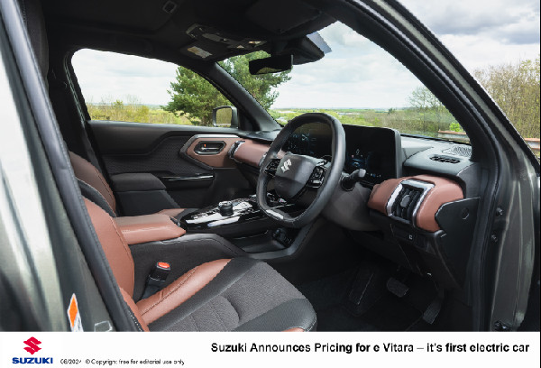 Pricing Announced for Suzuki e Vitara Electric Car