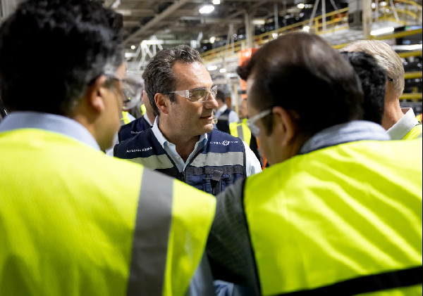 Filosa Visits Michigan Plants Before CEO Role