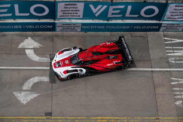Porsche Podium Finish in Detroit Race