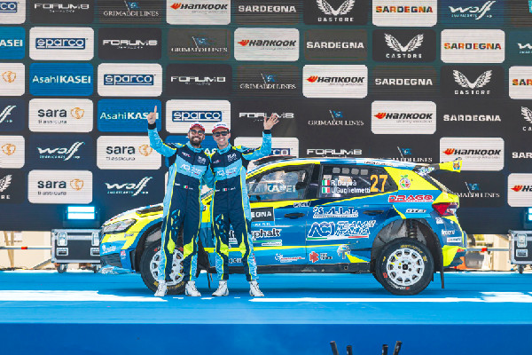 Italian Škoda Crew Wins WRC2 at Sardegna
