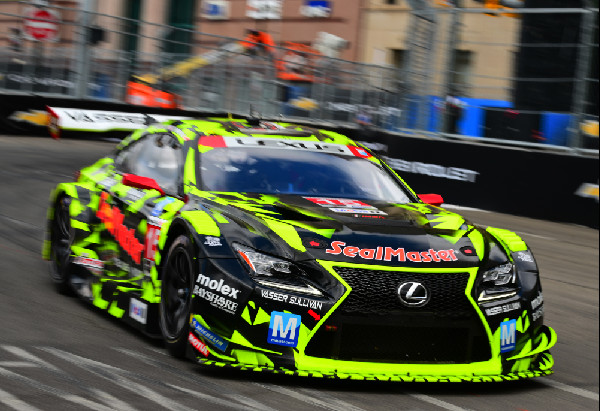 Lexus RC F GT3 Secures Fourth in Detroit