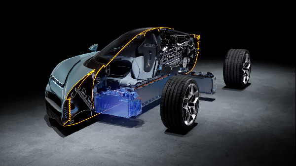Innovative Hybrid Powertrain in Bugatti Tourbillon