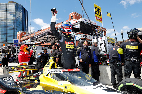 Herta Takes Pole at Detroit Grand Prix