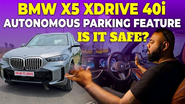 Testing BMW X5 xDrive40i Autonomous Parking Safety