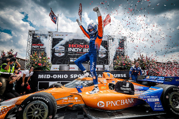 Scott Dixon Wins at Mid-Ohio for Honda