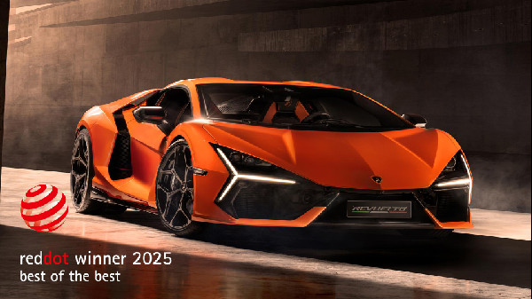 Lamborghini Triumphs at 2025 Red Dot Awards