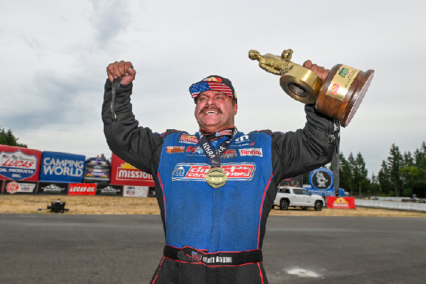 Hagan Wins NHRA Funny Car Title in Seattle