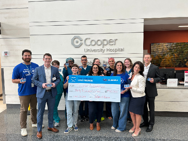 Subaru Donates $30,000 to Cooper Foundation