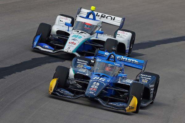 Palou Leads Honda Drivers in Iowa Race