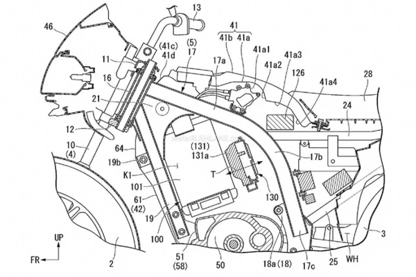 Honda Shine Electric Leaked Patent