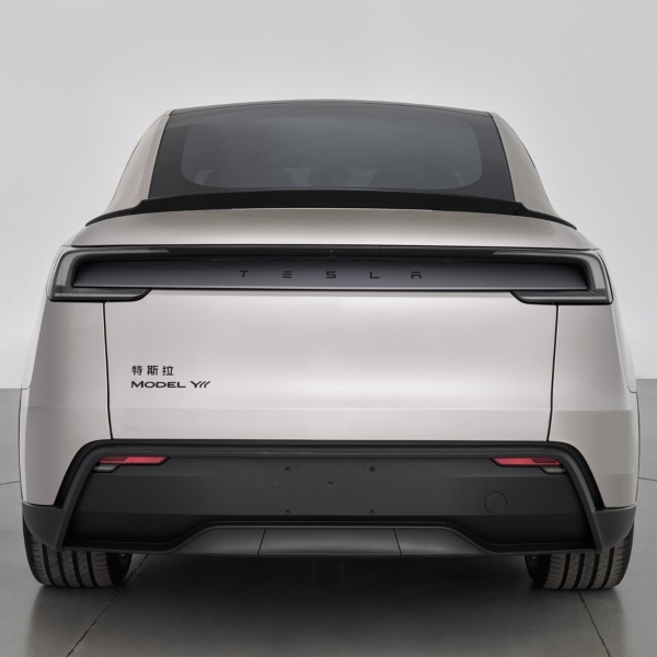 tesla model y l rear view
