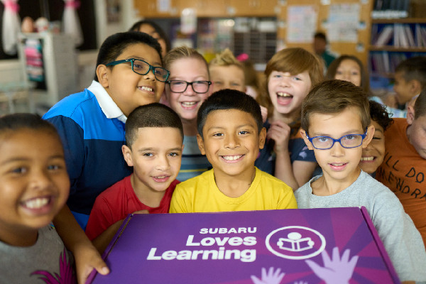 Subaru and Max Greenfield Support Teachers