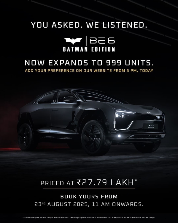 Mahindra BE 6 Batman Edition