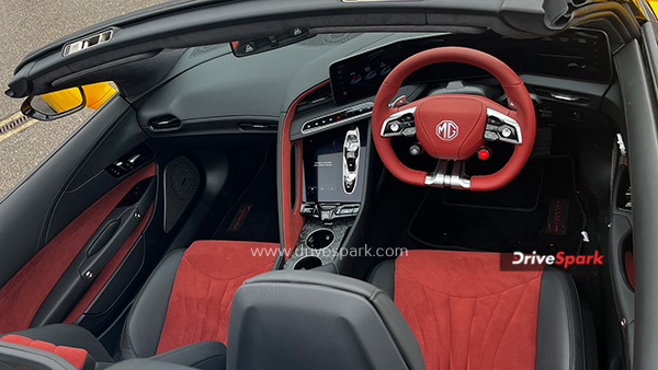 MG Cyberster Review interior