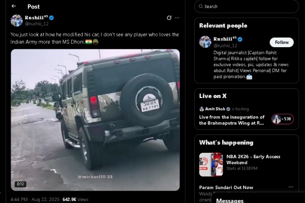 ms dhoni hummer army wrap X post ms dhoni hummer army wrap X post