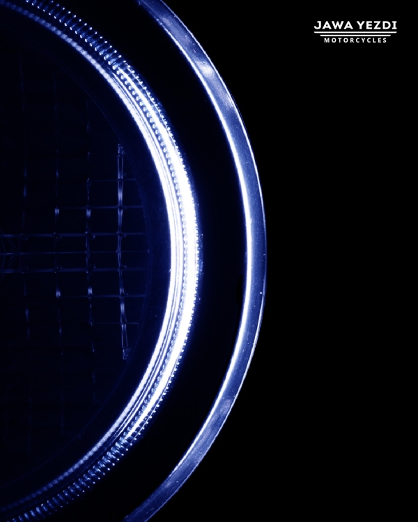 2025 Yezdi Roadster Teaser Headlight