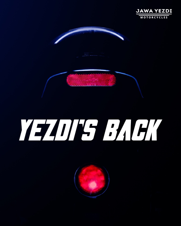 2025 Yezdi Roadster Teaser - tail section